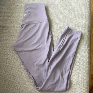 Pastel/light purple/ lavender Lululemon align pant. 25” length (hits at ankle)